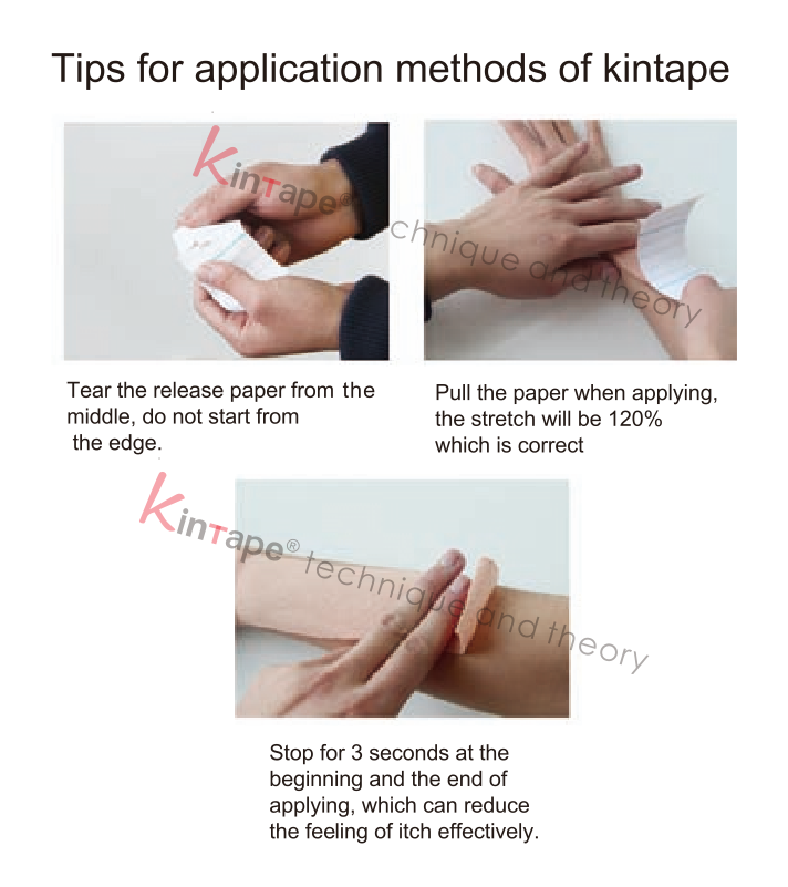 Tips for application methods of Kintape