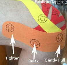 How to kintape the Knee Pain