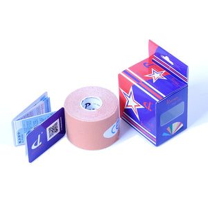 Skin or beige DL Brand Cotton Kinesiology tape 5cm x 5m with box and manual [Retail Price] 
