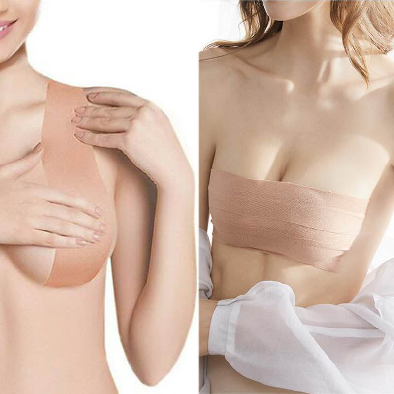 Boob Tape Women Breast Push Up Lift Invisible Bra Nipple cover