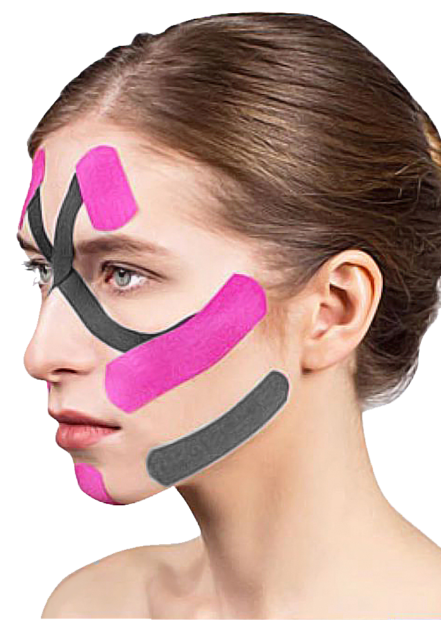 1CM*5M Kinesiology Tape For Face V Line Neck Eyes Lifting Wrinkle Remover Sticker Tape Facial Skin Care Tool Bandagem Elastica