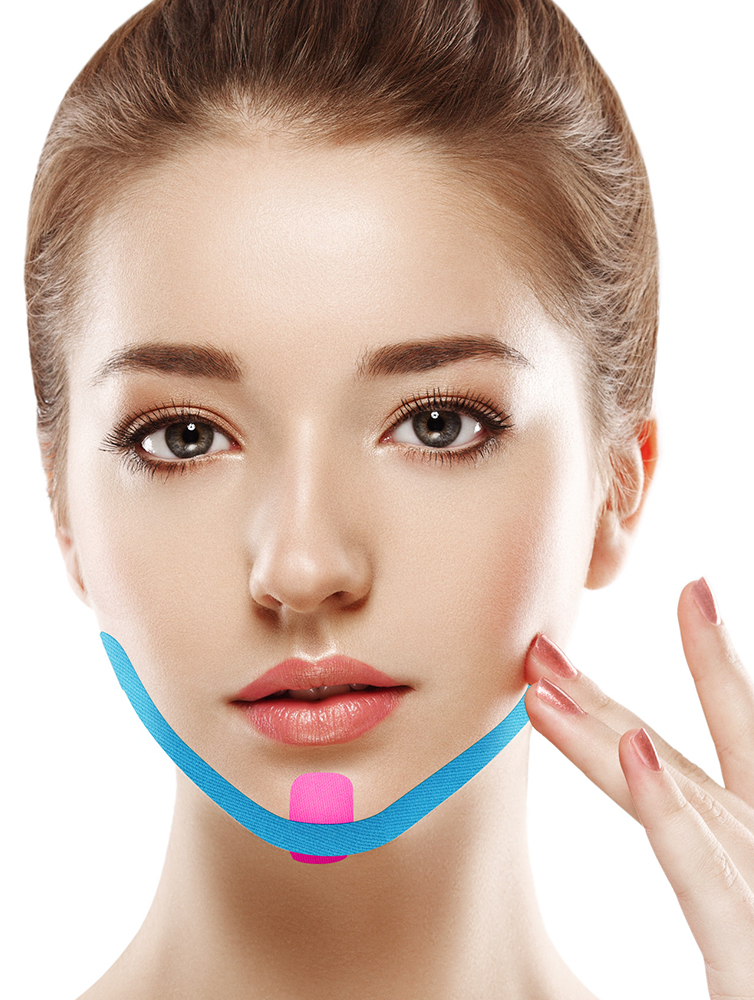 1CM*5M Kinesiology Tape For Face V Line Neck Eyes Lifting Wrinkle Remo – DL  Medical & Health